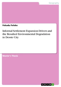 Title: Informal Settlement Expansion Drivers and the Resulted Environmental Degradation in Dessie City