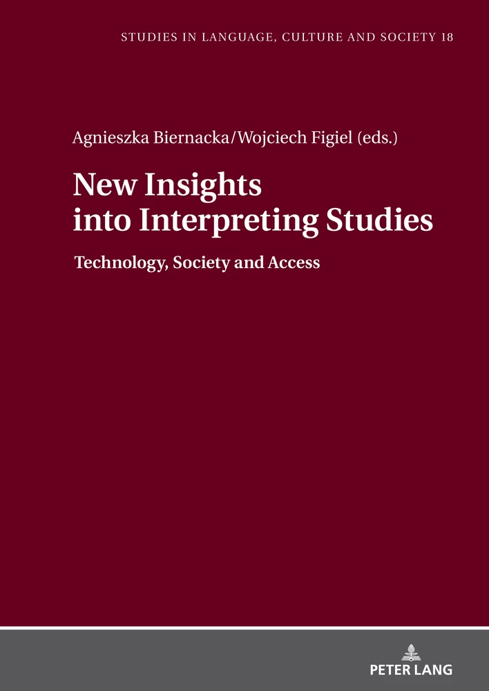 Title: New Insights into Interpreting Studies.