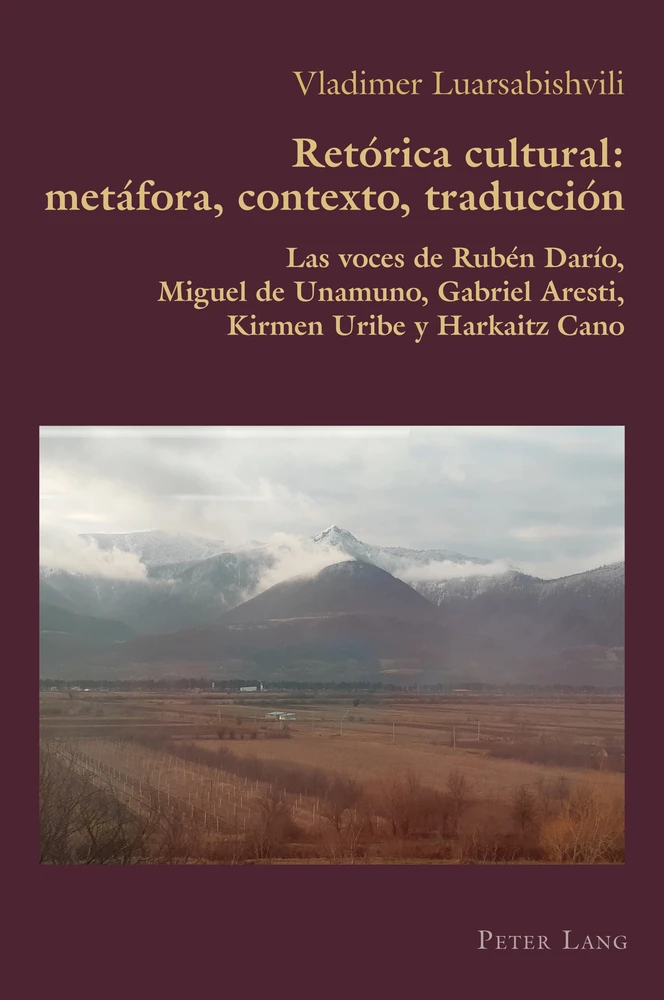 Title: Retórica cultural: metáfora, contexto, traducción