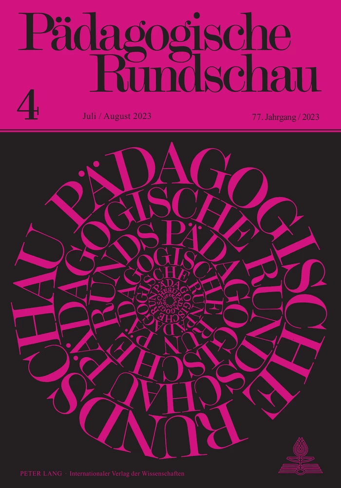 Title: Pädagogische Theoriebildung auf längere Sicht