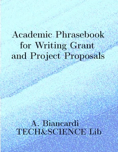 Titel: Academic Phrasebook for Writing Grant and Project Proposals