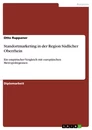 Titre: Standortmarketing in der Region Südlicher Oberrhein