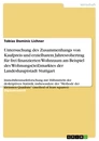 Title: Untersuchung des Zusammenhangs von Kaufpreis und erzielbarem Jahresrohertrag für frei finanzierten Wohnraum am Beispiel des Wohnungs(teil)marktes der Landeshauptstadt Stuttgart