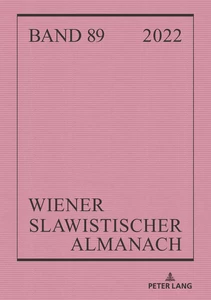 Title: Wiener Slawistischer Almanach Band 89/2022