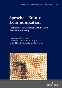 Title: Sprache – Kultur – Kommunikation