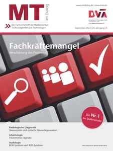 Titel: MT im Dialog. Die Fachzeitschrift der Medizinischen Technologinnen und Technologen