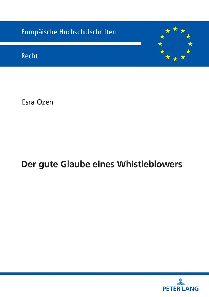 Titel: Der gute Glaube eines Whistleblowers