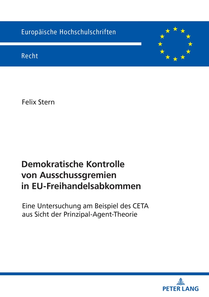 Titel: Demokratische Kontrolle von Ausschussgremien in EU-Freihandelsabkommen
