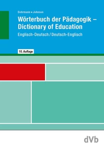 Titel: Wörterbuch der Pädagogik Englisch-Deutsch / Deutsch-Englisch