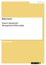 Titre: Kaizen: Japanische Management-Philosophie