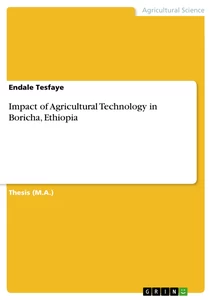 Titre: Impact of Agricultural Technology in Boricha, Ethiopia
