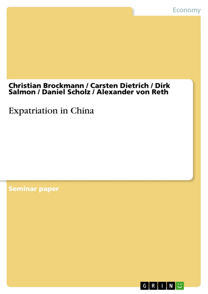 Title: Expatriation in China