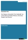 Title: Die Mainzer Zeitschrift "Der Katholik" im ersten Jahr der Kölner Wirren. Zwischen Dogma und Dissens