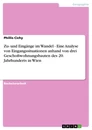 Titel: Zu- und Eingänge im Wandel - Eine Analyse von Eingangssituationen anhand  von drei Geschoßwohnungsbauten des 20. Jahrhunderts in Wien