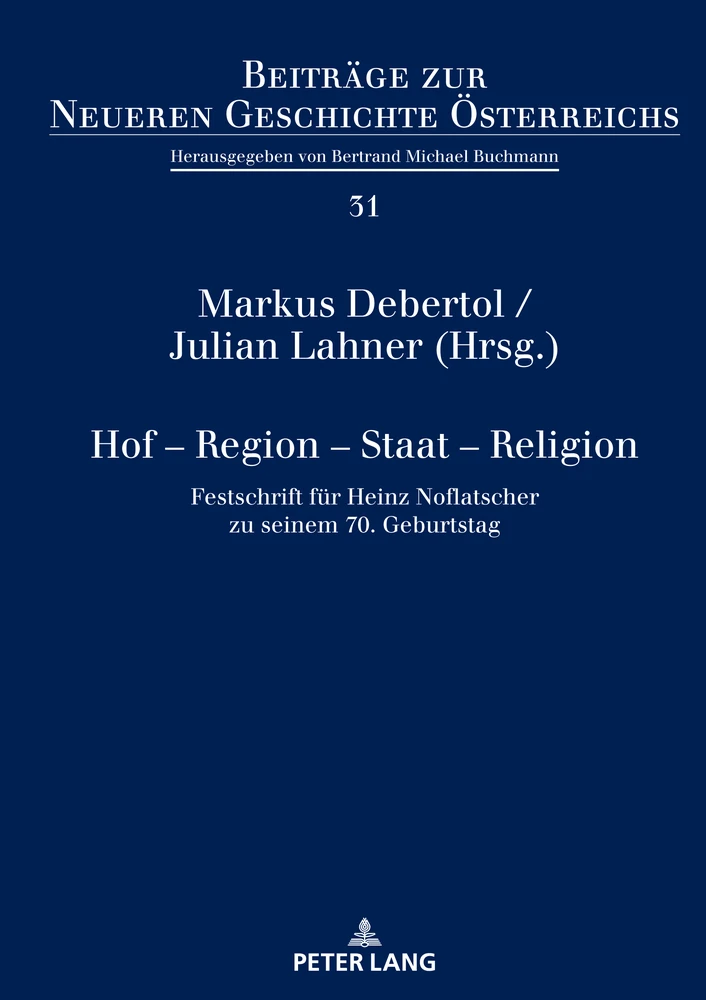 Titel: Hof – Region – Staat – Religion
