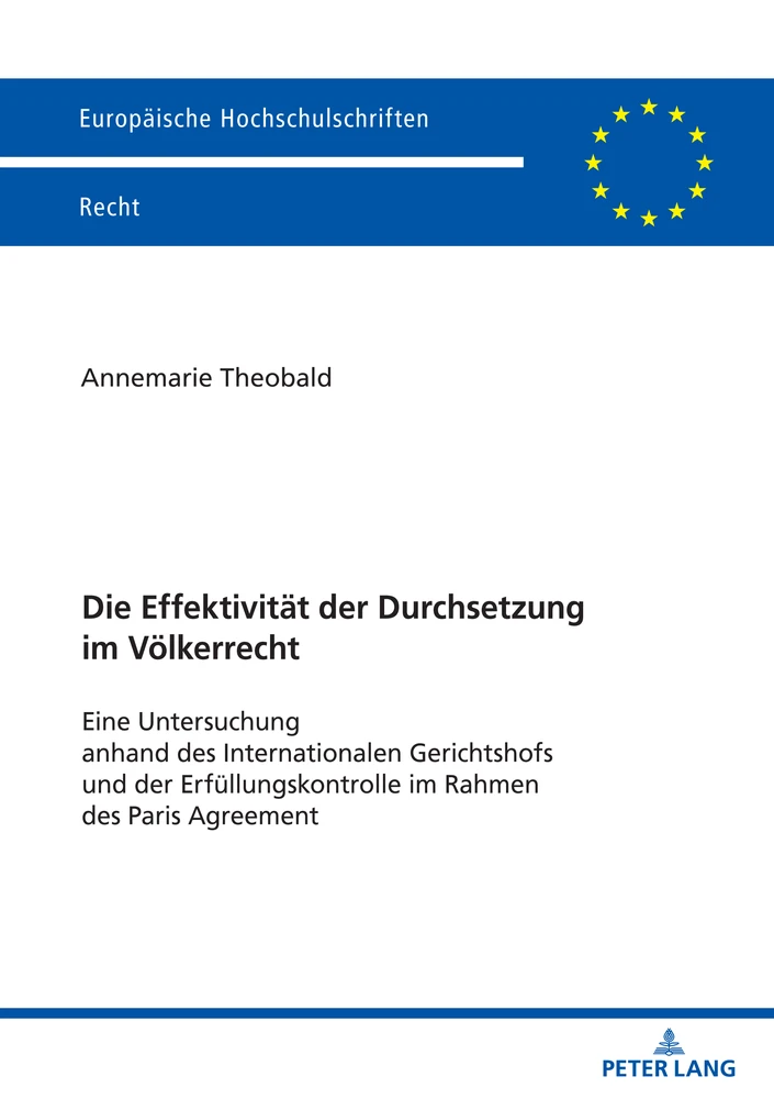 Title: Die Effektivität der Durchsetzung im Völkerrecht