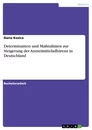 Title: Determinanten und Maßnahmen zur Steigerung der Arzneimitteladhärenz in Deutschland