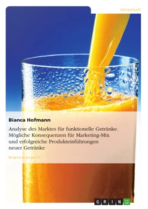 Titel: Analyse des Marktes für funktionelle Getränke. Mögliche Konsequenzen für Marketing-Mix und erfolgreiche Produkteinführungen neuer Getränke