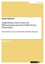 Título: Möglichkeiten und Grenzen der Effizienzsteigerung durch Public Private Partnerships