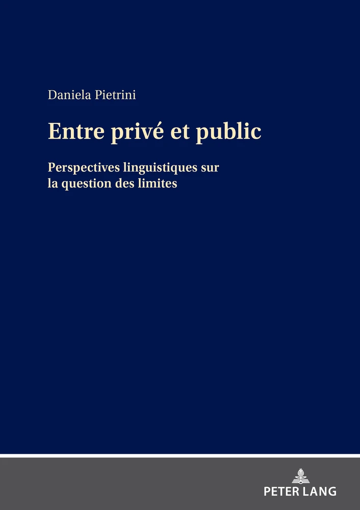 Titre: Entre privé et public