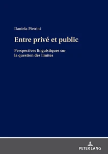 Titre: Entre privé et public