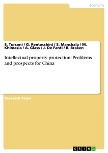 Titel: Intellectual property protection: Problems and prospects for China