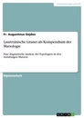 Título: Lauretanische Litanei als Kompendium der Mariologie