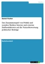 Title: Das Zusammenspiel von Politik und sozialen Medien. Interne und externe Einflussfaktoren auf die Nutzerbewertung politischer Beiträge