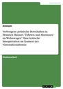 Title: Verborgene politische Botschaften in Heinrich Hausers "Fahrten und Abenteuer im Wohnwagen". Eine kritische Interpretation im Kontext des Nationalsozialismus