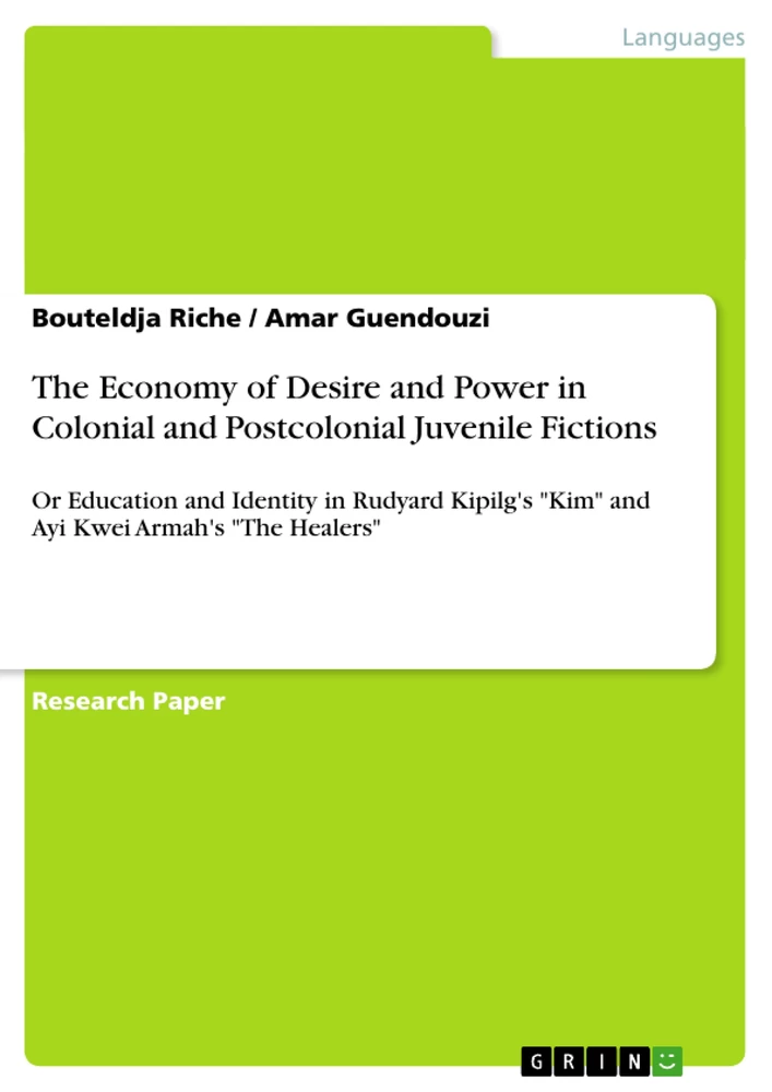 Title: The Economy of Desire and Power in Colonial and Postcolonial Juvenile Fictions