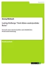 Título: Ludvig Holbergs "Niels Klims underjordiske Reise"