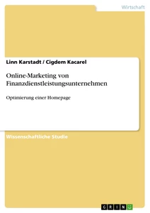 Título: Online-Marketing von Finanzdienstleistungsunternehmen