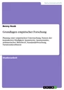 Titel: Grundlagen empirischer Forschung