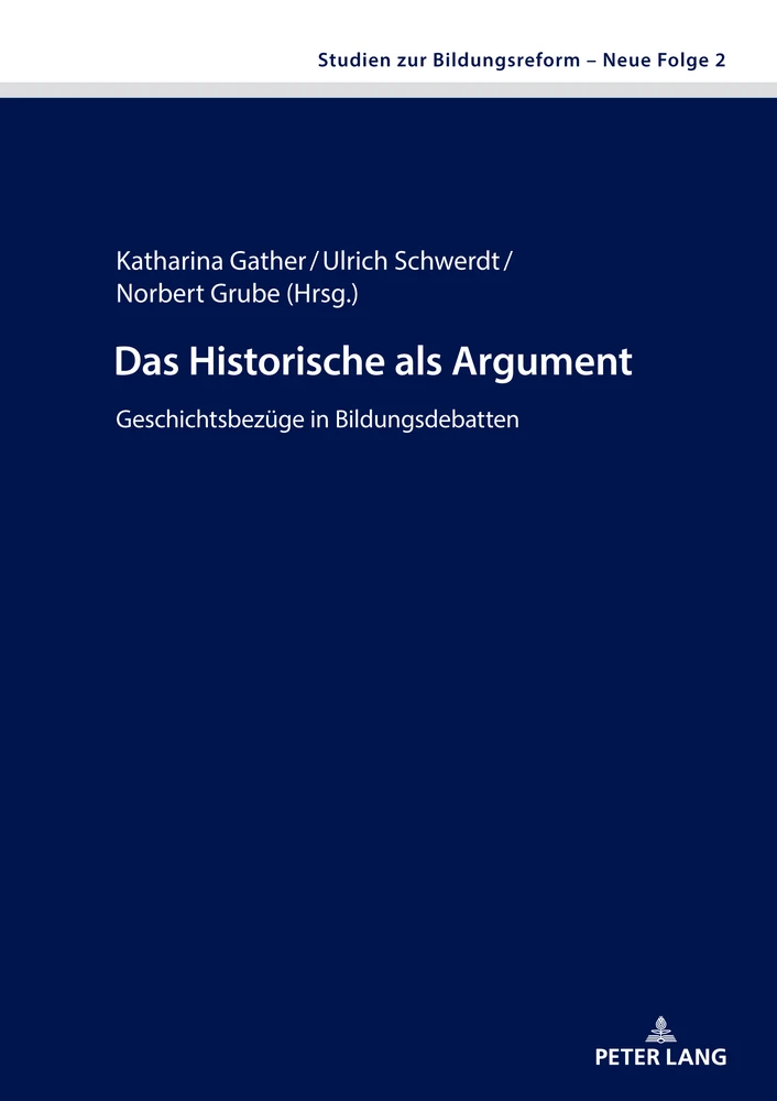 Titel: Das Historische als Argument