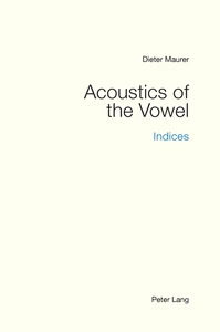 Title: Acoustics of the Vowel