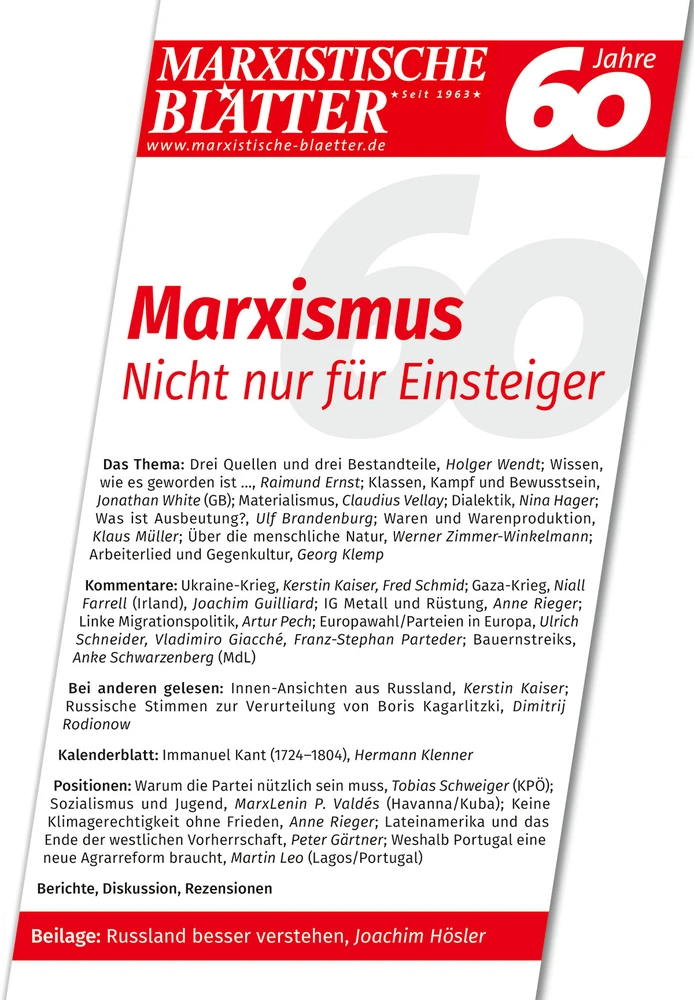 Titel: Marxismus – Nicht nur für Einsteiger