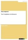 Título: Tax Compliance im Konzern