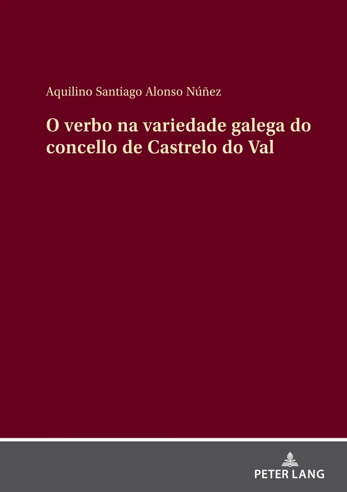 Title: O verbo na variedade galega do concello de Castrelo do Val