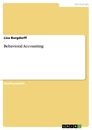 Titre: Behavioral Accounting