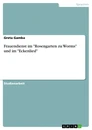 Title: Frauendienst im "Rosengarten zu Worms" und im "Eckenlied"