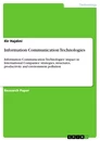 Titel: Information Communication Technologies