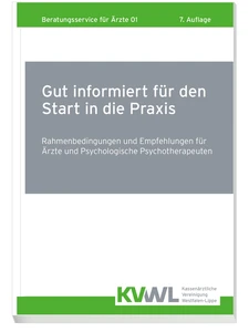 Titel: Reihe "Beratungsservice für Ärztinnen und Ärzte"
Band 1 "Gut informiert für den Start in die Praxis", 7. Auflage