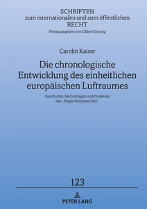 Title: Die chronologische Entwicklung des einheitlichen europäischen Luftraumes
