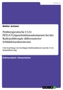 Título: Prätherapeutische I-124 PET(/CT)-Speicheldrüsendosimetrie bei der Radiojodtherapie differenzierter Schilddrüsenkarzinome