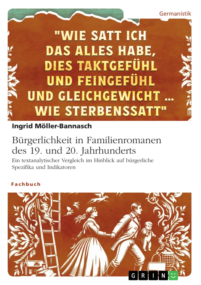 Titre: Bürgerlichkeit in Familienromanen des 19. und 20. Jahrhunderts