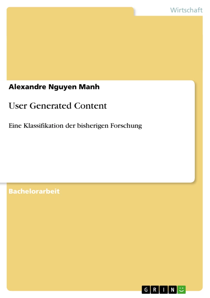 Titel: User Generated Content 