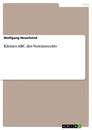 Title: Kleines ABC des Vereinsrechts