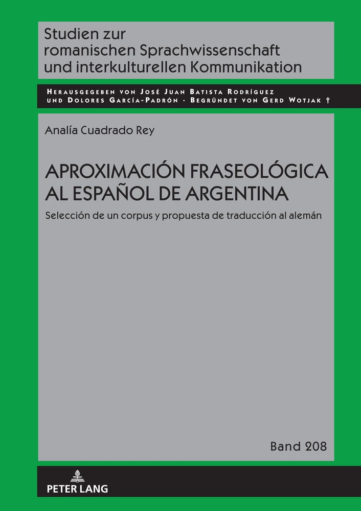 Title: Aproximación fraseológica al español de Argentina
