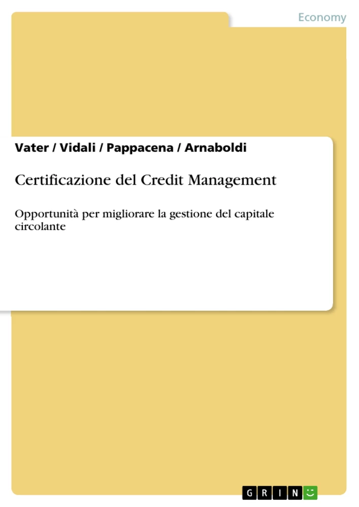 Titel: Certificazione del Credit Management
