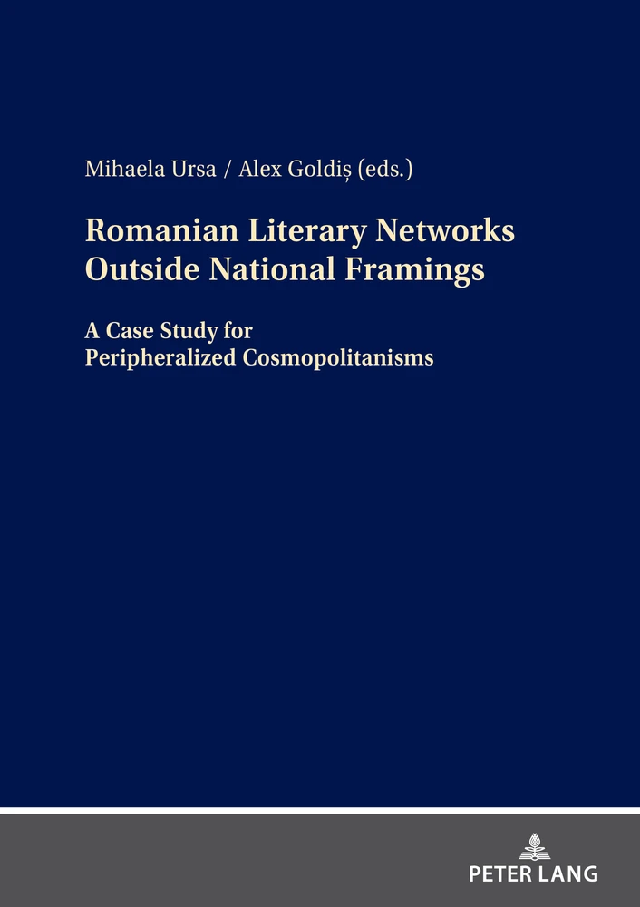 Title: Romanian Literary Networks outside National Framings